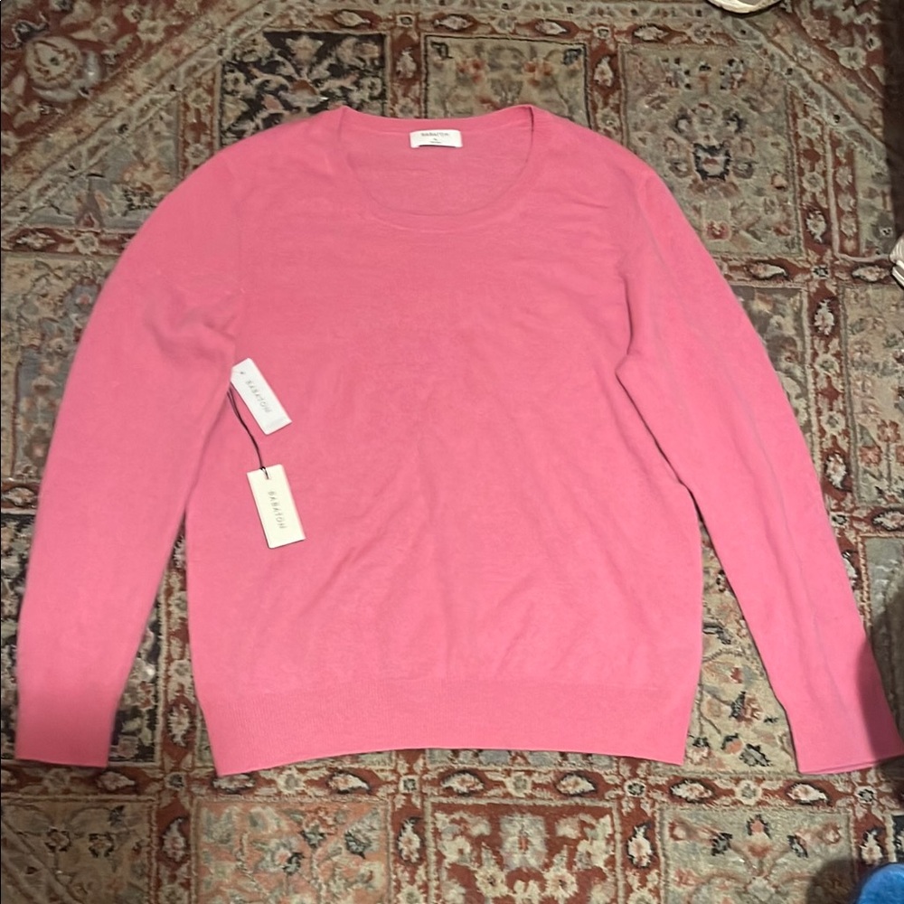 Aritzia Babaton Quarterly Cashmere Sweater- Rhodon Pink